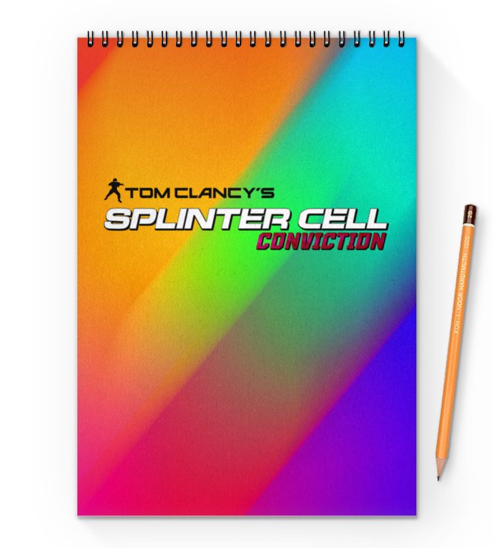Printio Блокнот на пружине А4 Splinter cell