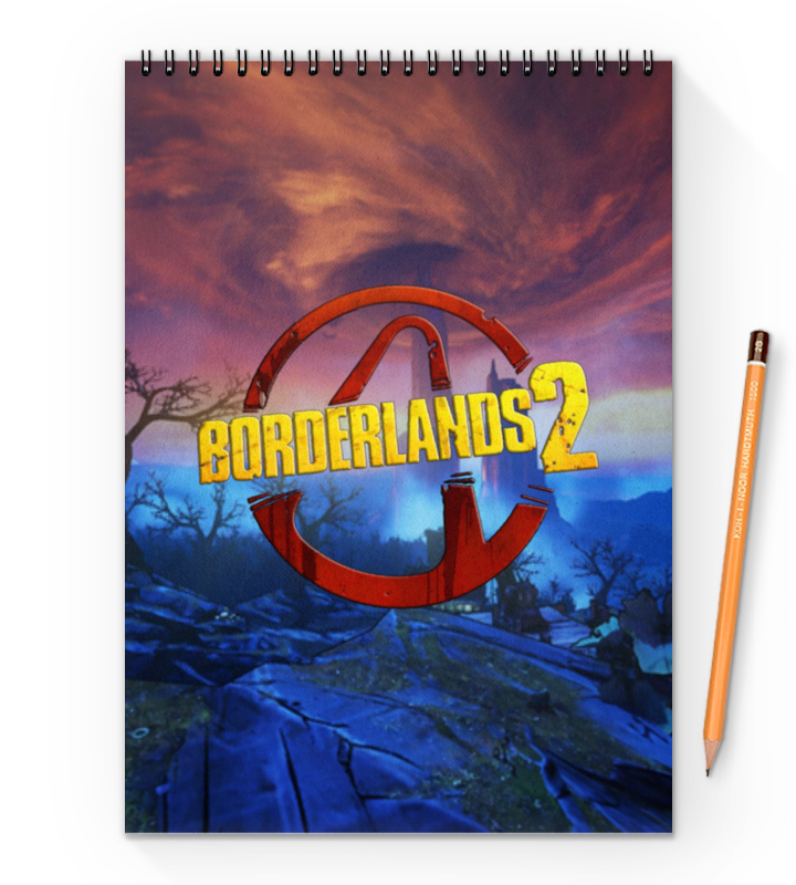 Printio Блокнот на пружине А4 Borderlands 2 printio блокнот на пружине а4 первая конная в 2