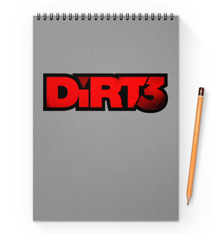 Printio Блокнот на пружине А4 Dirt 3 printio блокнот dirt 3