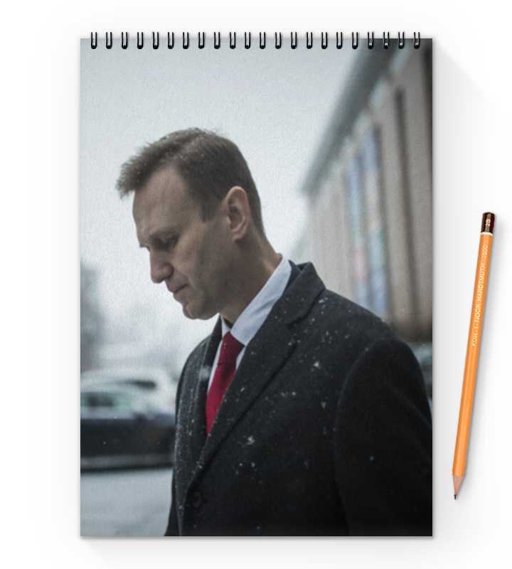 Printio Блокнот на пружине А4 Навальный printio тетрадь на пружине навальный 2018 новая надежда