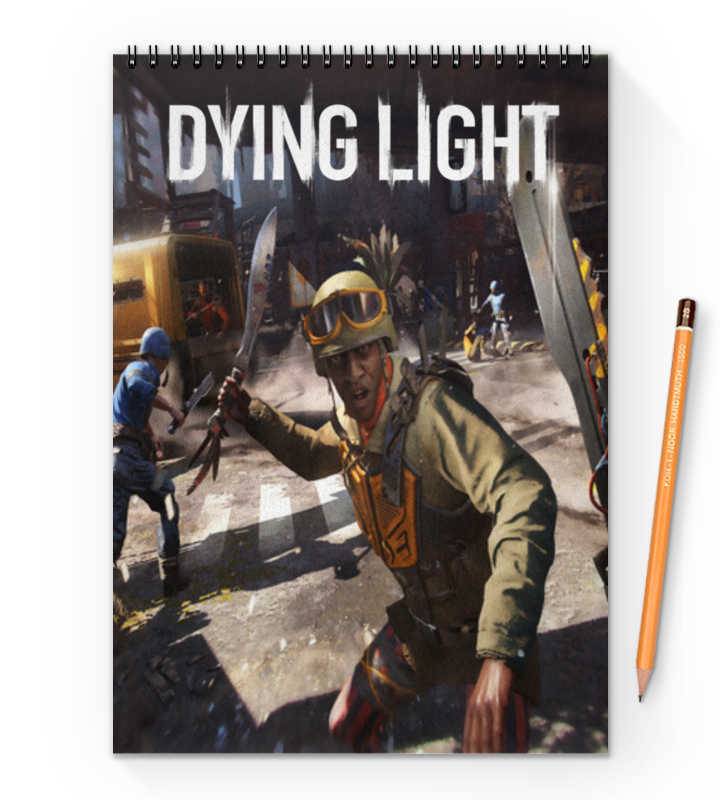 Printio Блокнот на пружине А4 Dying light