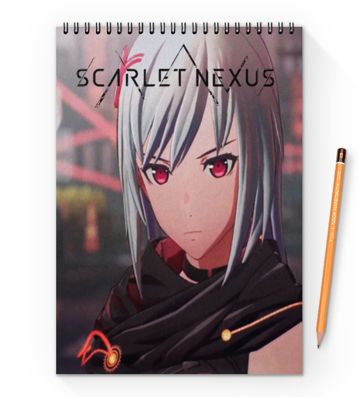 Printio Блокнот на пружине А4 Scarlet nexus