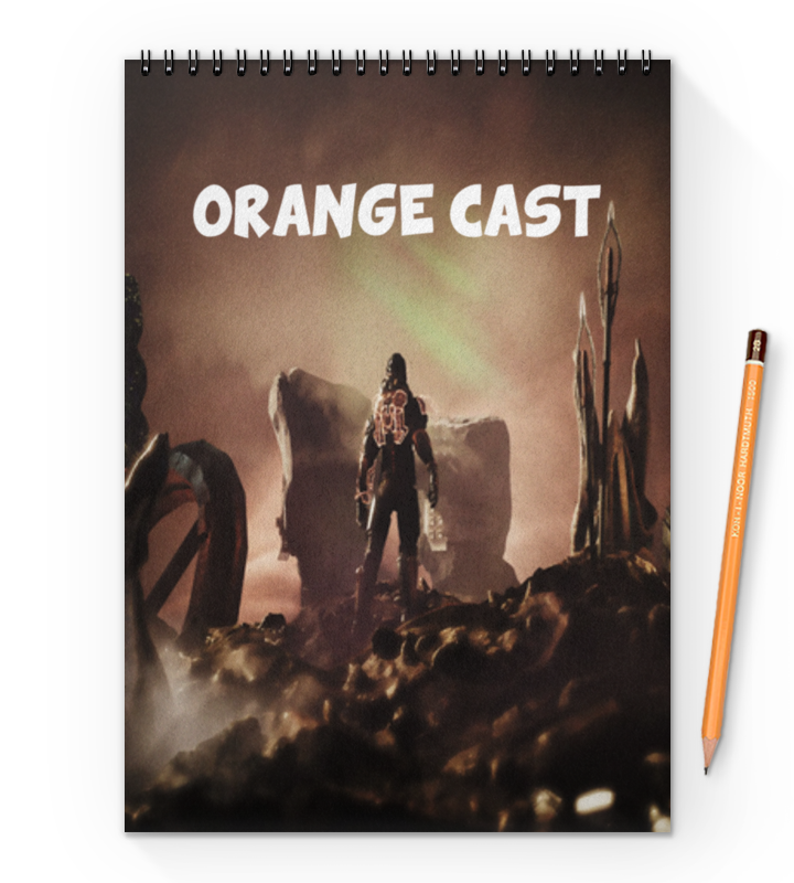 Printio Блокнот на пружине А4 Orange cast printio блокнот на пружине а4 orange cast