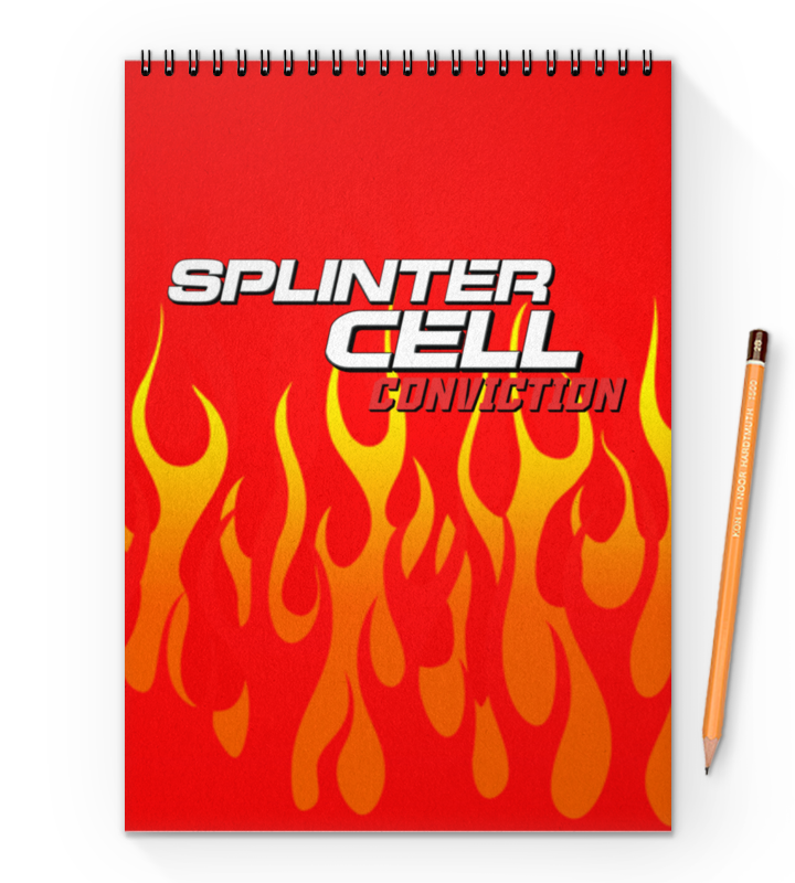 Printio Блокнот на пружине А4 Splinter cell