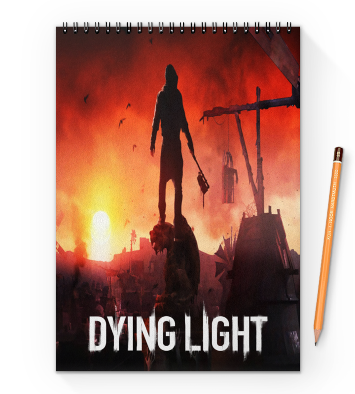 Printio Блокнот на пружине А4 Dying light