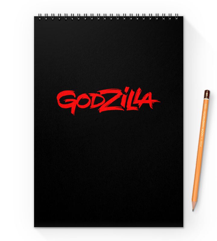 Printio Блокнот на пружине А4 Godzilla