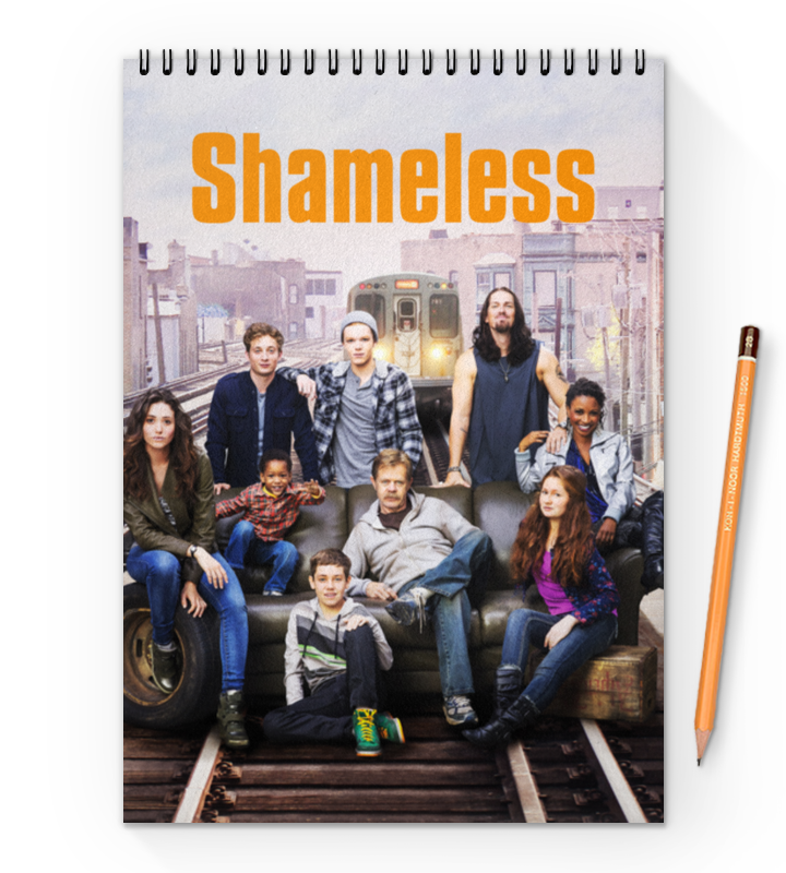 Printio Блокнот на пружине А4 Shameless