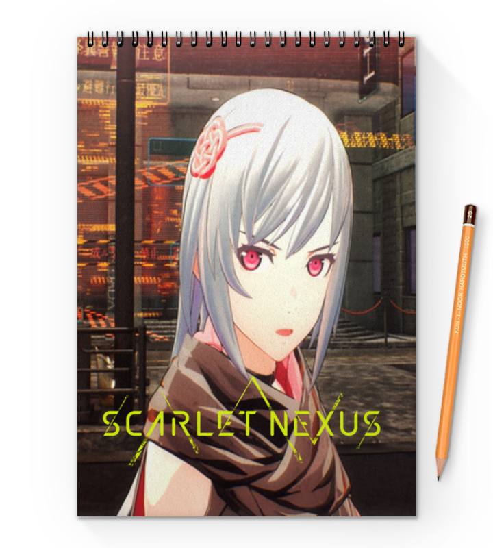 Printio Блокнот на пружине А4 Scarlet nexus