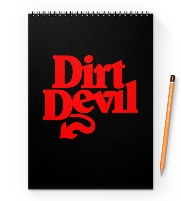 Printio Блокнот на пружине А4 Dirt devil