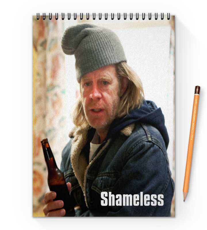 Printio Блокнот на пружине А4 Shameless