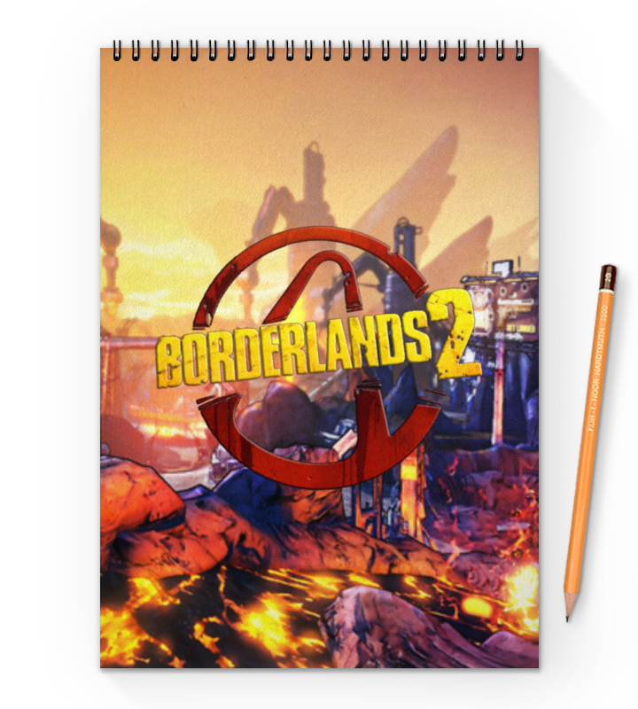 Printio Блокнот на пружине А4 Borderlands 2