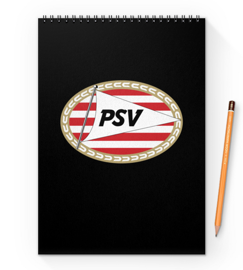 Заказать блокнот в Москве. Блокнот на пружине А4 PSV FC от THE_NISE  - готовые дизайны и нанесение принтов.