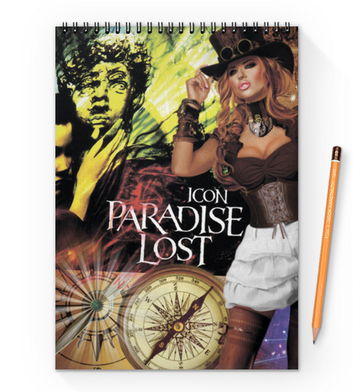 Заказать блокнот в Москве. Блокнот на пружине А4 Paradise Lost Art от Aleksey Rovensky - готовые дизайны и нанесение принтов.