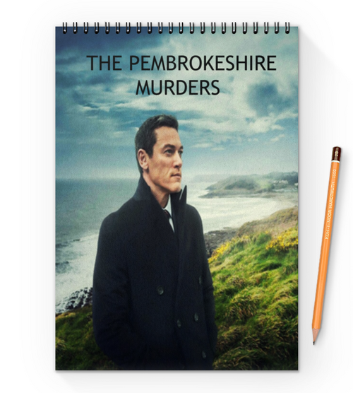 Заказать блокнот в Москве. Блокнот на пружине А4 The Pembrokeshire Murders от THE_NISE  - готовые дизайны и нанесение принтов.