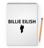 Заказать блокнот в Москве. Блокнот на пружине А4 Billie Eilish от DESIGNER   - готовые дизайны и нанесение принтов.