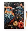 Заказать блокнот в Москве. Блокнот на пружине А4 Два птицы от amatier arts - готовые дизайны и нанесение принтов.