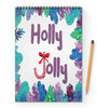 Заказать блокнот в Москве. Блокнот на пружине А4 Holly Jolly от THE_NISE  - готовые дизайны и нанесение принтов.