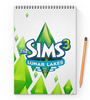Заказать блокнот в Москве. Блокнот на пружине А4 The Sims 3 от THE_NISE  - готовые дизайны и нанесение принтов.