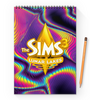Заказать блокнот в Москве. Блокнот на пружине А4 The Sims 3 от THE_NISE  - готовые дизайны и нанесение принтов.