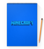 Заказать блокнот в Москве. Блокнот на пружине А4 Minecraft от THE_NISE  - готовые дизайны и нанесение принтов.
