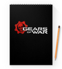 Заказать блокнот в Москве. Блокнот на пружине А4 Gears of War  от THE_NISE  - готовые дизайны и нанесение принтов.