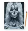 Заказать блокнот в Москве. Блокнот на пружине А4 Dia De Los Muertos от Дана Столыпина - готовые дизайны и нанесение принтов.