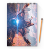 Заказать блокнот в Москве. Блокнот на пружине А4 Horizon Zero Dawn от GeekFox  - готовые дизайны и нанесение принтов.