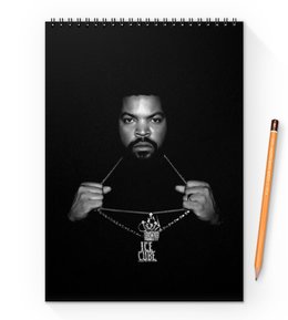 Заказать блокнот в Москве. Блокнот на пружине А4 Ice Cube от skynatural - готовые дизайны и нанесение принтов.
