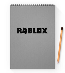 Заказать блокнот в Москве. Блокнот на пружине А4 Roblox от THE_NISE  - готовые дизайны и нанесение принтов.