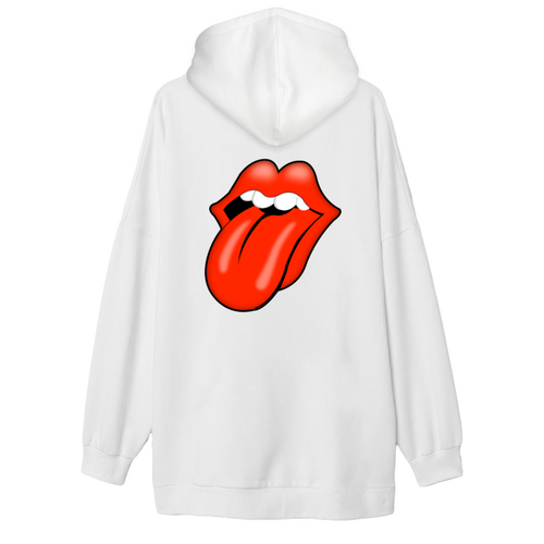 Заказать премиальную одежду в Москве. Толстовка оверсайз The Rolling Stones от Jimmy Flash - готовые дизайны и нанесение принтов.