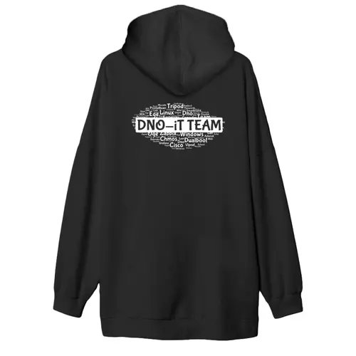 Заказать премиальную одежду в Москве. Толстовка оверсайз DNO iT Team от DNO-iT  - готовые дизайны и нанесение принтов.