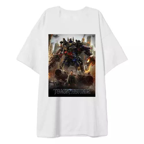 Заказать мужскую футболку в Москве. Футболка оверсайз TRANSFORMERS от Phoenix-W  - готовые дизайны и нанесение принтов.