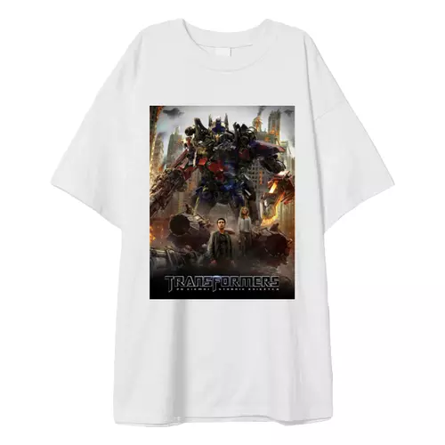 Заказать мужскую футболку в Москве. Футболка оверсайз TRANSFORMERS от Phoenix-W  - готовые дизайны и нанесение принтов.
