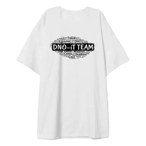 Заказать мужскую футболку в Москве. Футболка оверсайз DNO iT Team от DNO-iT  - готовые дизайны и нанесение принтов.