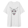 Заказать мужскую футболку в Москве. Футболка оверсайз Demon Cat от Дядя Терин - готовые дизайны и нанесение принтов.