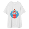 Заказать мужскую футболку в Москве. Футболка оверсайз Рыбы - зодиак от printeriumstore@gmail.com - готовые дизайны и нанесение принтов.