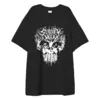 Заказать мужскую футболку в Москве. Футболка оверсайз Skulldew Valley Tee от cherdantcev - готовые дизайны и нанесение принтов.