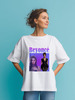 Заказать мужскую футболку в Москве. Футболка оверсайз  Beyoncé от print.io  - готовые дизайны и нанесение принтов.