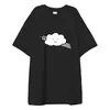Заказать мужскую футболку в Москве. Футболка оверсайз Cloud Strife от cherdantcev - готовые дизайны и нанесение принтов.