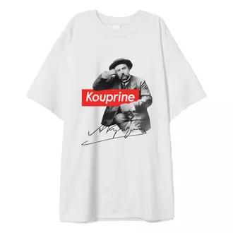 Заказать мужскую футболку в Москве. Футболка оверсайз Kouprine от Соль  - готовые дизайны и нанесение принтов.