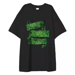 Заказать мужскую футболку в Москве. Футболка оверсайз Evergreen Letters от CoolColor  - готовые дизайны и нанесение принтов.