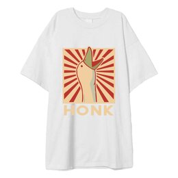 Заказать мужскую футболку в Москве. Футболка оверсайз HONK Essential  от cherdantcev - готовые дизайны и нанесение принтов.