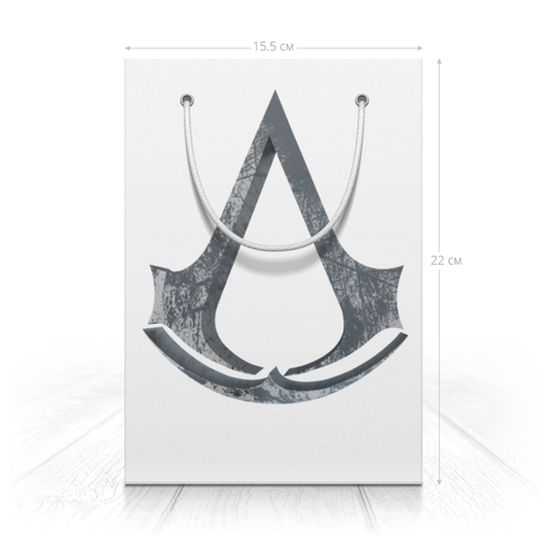 Заказать пакет в Москве. Пакет 14.5x20x10 см Assassin’s Creed от GeekFox  - готовые дизайны и нанесение принтов.