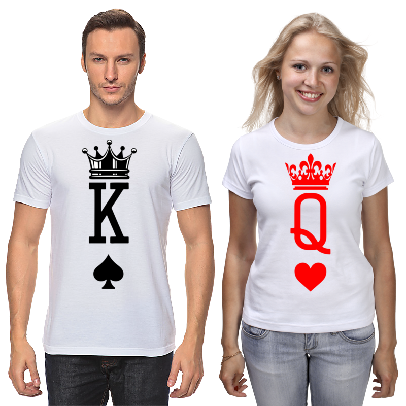 Printio Футболки парные King&quinn printio футболки парные king and queen