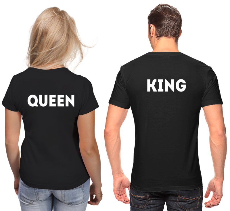 Printio Футболки парные King and queen футболка king s желтый