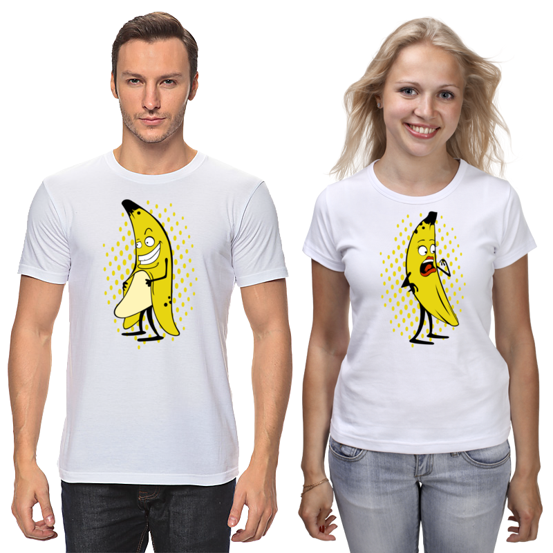 Printio Футболки парные Банан банановый printio футболки парные банан банановый