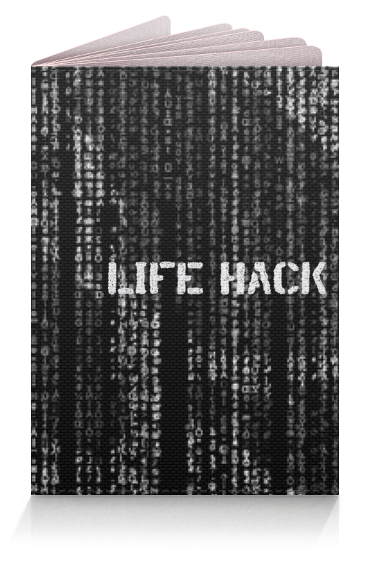 Printio Обложка для паспорта Череп life hack printio тетрадь на пружине череп life hack