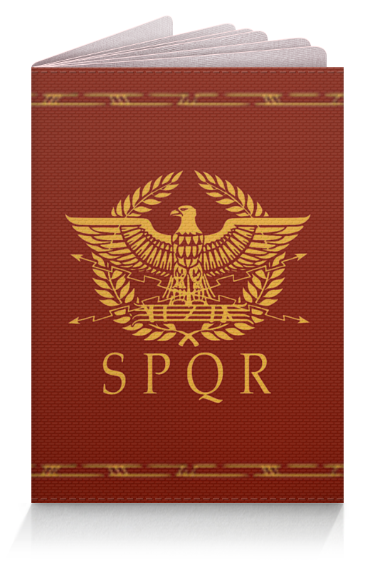 Printio Обложка для паспорта С эмблемой древнего рима printio обложка для паспорта гражданин древнего рима