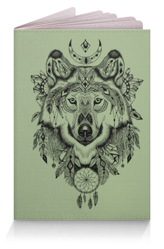 Printio Обложка для паспорта Тотем. волк