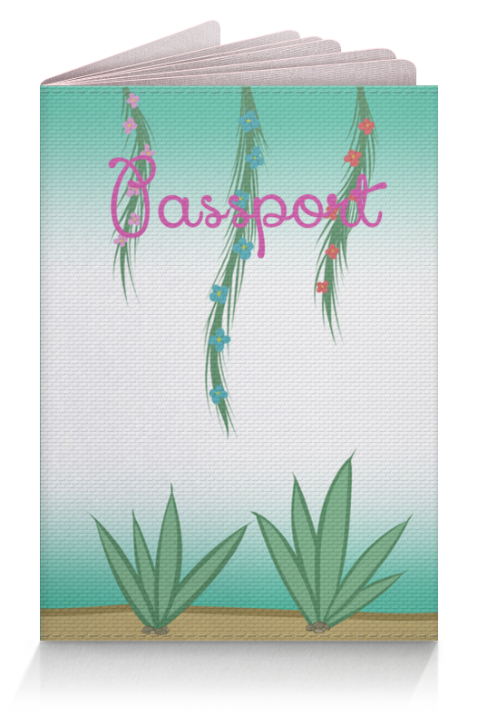 Printio Обложка для паспорта Тропический рай printio коврик для мышки тропический рай